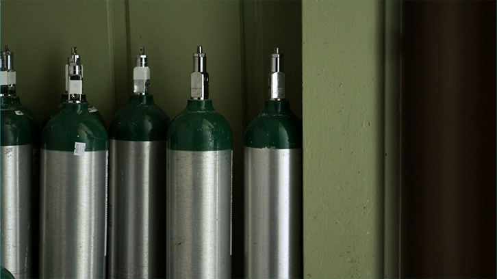 oxygen tanks