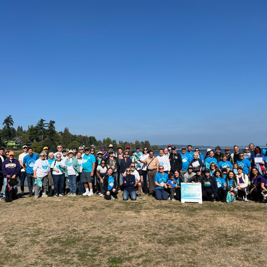 Big group of walkers