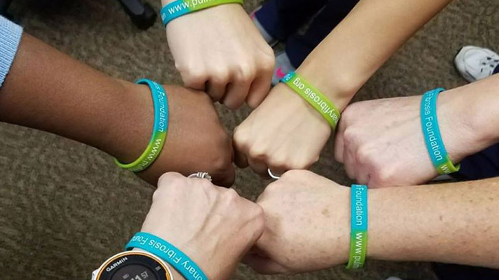 Pulmonary-Fibrosis-Foundation-bracelets-joined-together