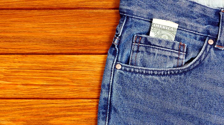 pair-of-jeans-with-a-dollar