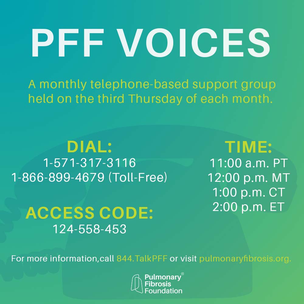 You're Invited! PFF Voices PFF Voices