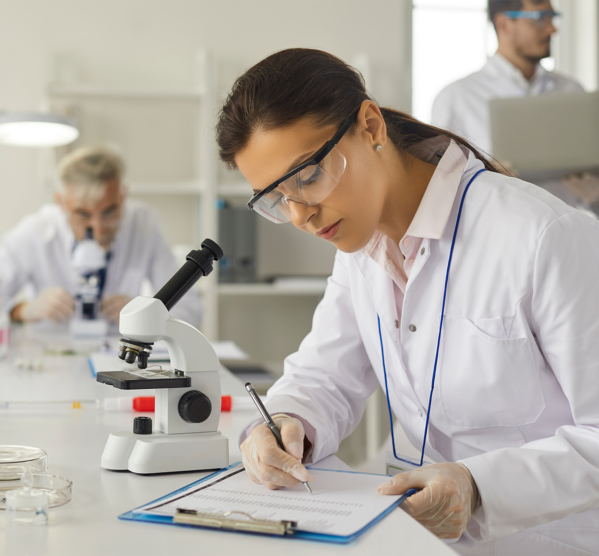 researcher-doing-paperwork
