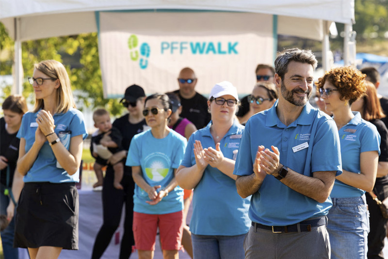 staff at PFF Walk