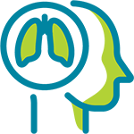 person with lungs on mind