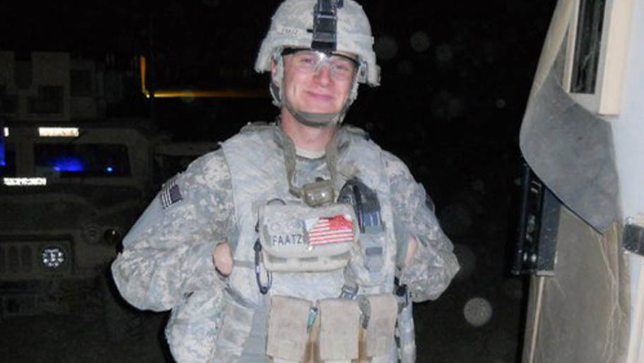 Adam Faatz in uniform